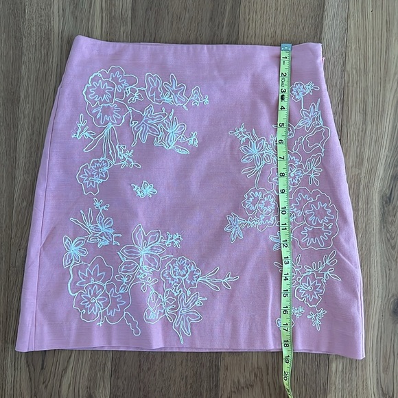 Loft embroidered skirt, Sz 4 - Picture 5 of 5